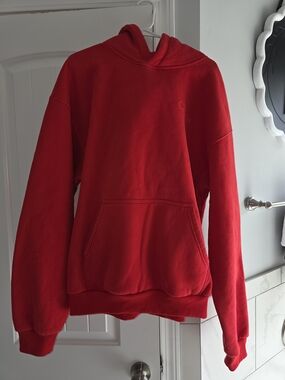 Comfrt- Red Pullover Hoodie Sweatshirt
